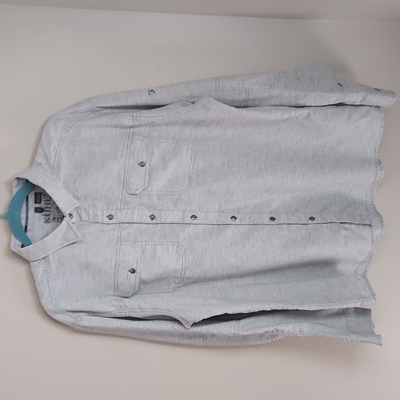 Kuhl Shirts Mens Kuhl Long Sleeve Shifter Button Linen Blend Shirt